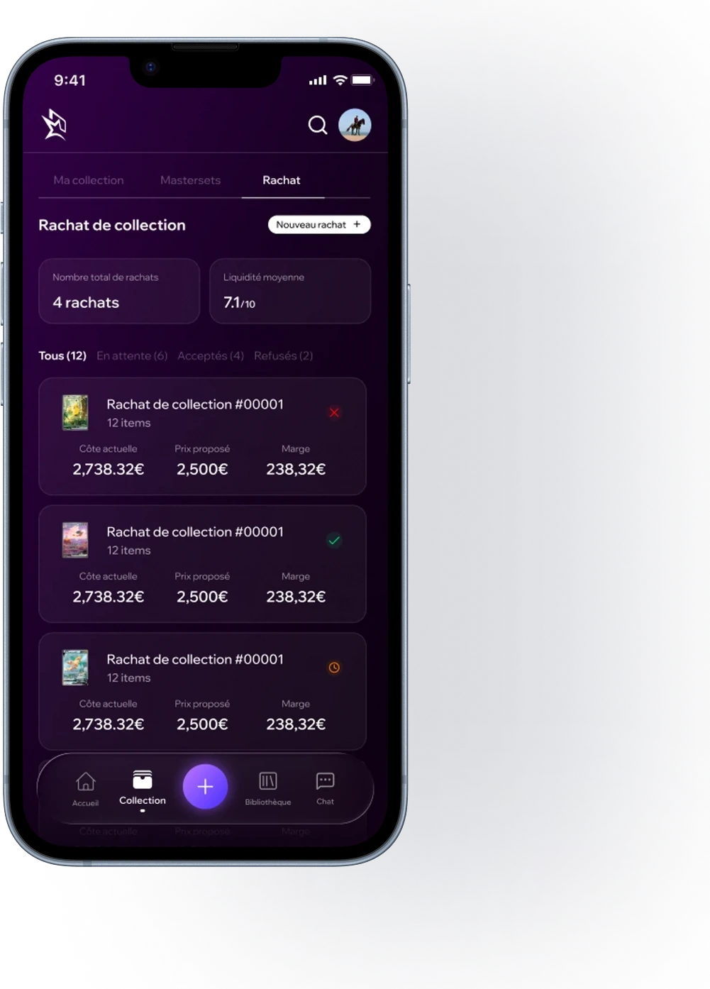 Projets de rachat Dexyu PRO sur mobile